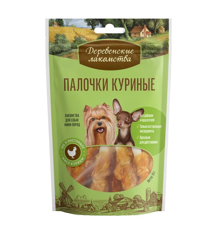 Палочки куриные для мини-пород 55 гр