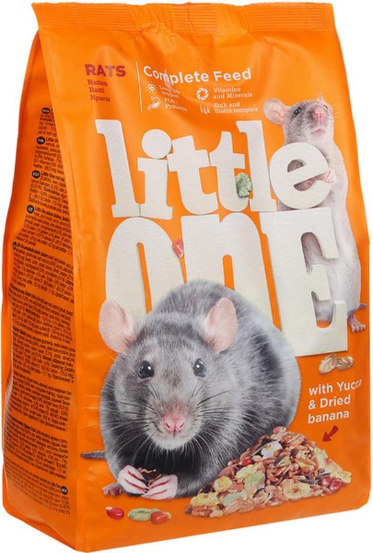 Little One Корм полноценный д/крыс 400 гр