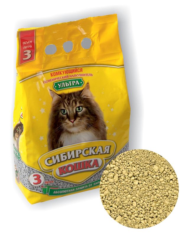 Наполнитель комкующийся "Ультра" 5 л